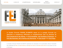 Tablet Screenshot of fouche-exignotis.com